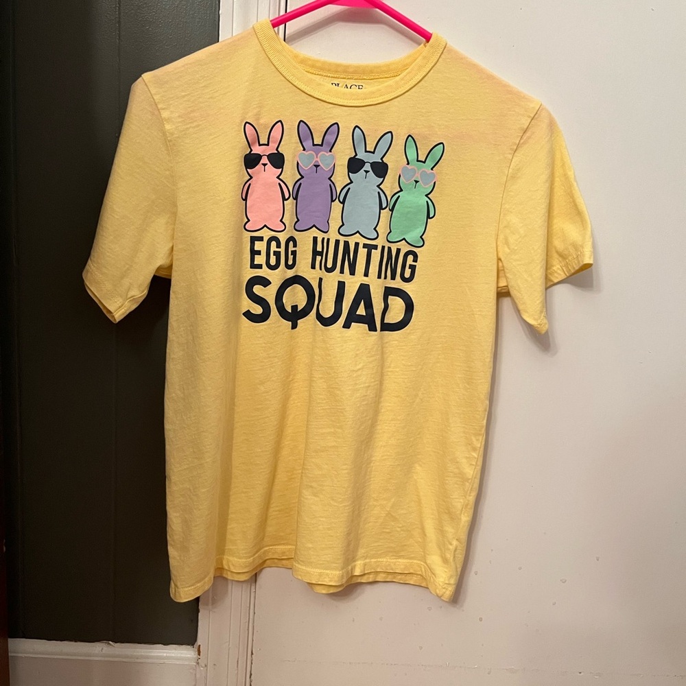 The Children's Place Yellow 'Egg Hunting Squad' Tee